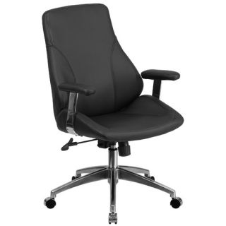 Flash Furniture Mid Back Leather Executive Swivel Chair