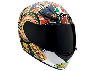 AGV K3 Rossi Dreamtime Helmet Blue/Orange SM