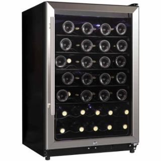 Midea 45 Bottle Wine Cooler, Stainless Steel