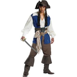 Pirates of the Caribbean Captain Jack Sparrow Deluxe Adult Halloween Costume