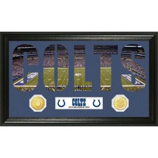 NFL Indianapolis Colts Word Art Bronze Coin Panoramic Photo Mint