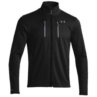 Under Armour Coldgear Infrared Softershell Jacket   Mens   Casual   Clothing   Black/Steel