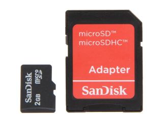 SanDisk 16GB microSDHC Flash Card Model SDSDQM 016G B35