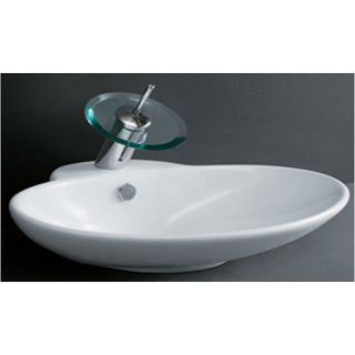Porcelain Oval White Bathroom Vessel Sink  ™ Shopping