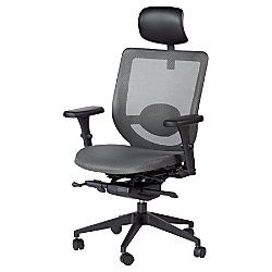 ChairWorks Aqua III Series Mesh Executive Chair 42 34 H x 19 34 W x 23 34 D Gray