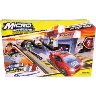 Moose Toys Micro Chargers Pro Racing Pit Stop Track