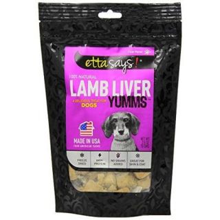 Freeze Dried Lamb Liver Yumms   2.5 oz (70 Grams) by Etta Says