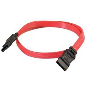 Cables To Go Device Serial ATA Cable   18, SATA III, 7 Pin, Male to Male, Red    10152