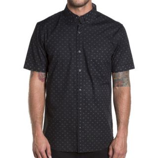 Roark Black Sacred Eye Woven Button Down Shirt