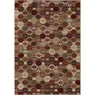 Orian Rugs Ornament Multi 5 ft. 3 in. x 7 ft. 6 in. Indoor Area Rug 305845