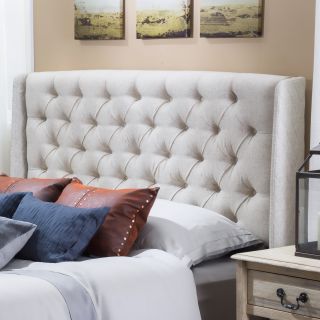 Christopher Knight Home Perryman Tufted Fabric Headboard  