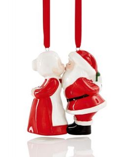 Holiday Lane Kissing Santa and Mrs. Claus Ornament, Only at