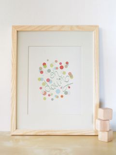 Oh Darling Wall Art by Trendy Peas