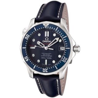 Omega Unisex 29228091 Seamaster James Bond Automatic Blue Leather