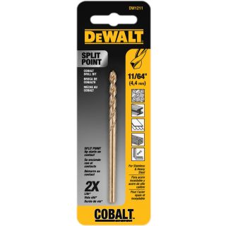 DEWALT 11/64 in Cobalt Twist Drill Bit