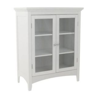 Elegant Home Fashions Wilshire 26 in. W Double Floor Cabinet in White HD17060