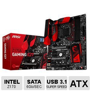 Intel Core i5 6500 3.2GHz Quad Core CPU/MSI Z170A GAMING M7 ATX LGA1151 Motherboard/ Thermaltake Gravity i1 CPU Cooler/Solid Gear 650W ATX Power Supply/Cougar Solution ATX Mid Tower Case PC Kit