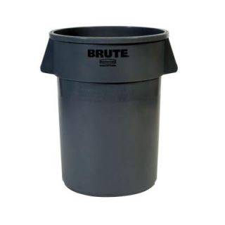 Rubbermaid Commercial Products Brute 44 Gal. Grey Round Trash Can FG264300GRAY