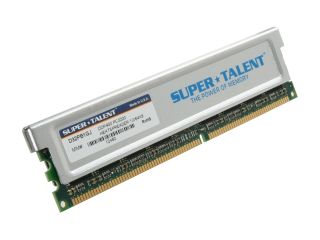 SUPER TALENT 1GB 184 Pin DDR SDRAM DDR 400 (PC 3200) Desktop Memory Model D32PB1GJ