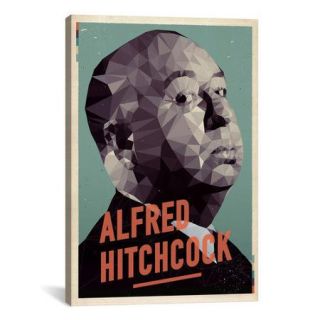 iCanvas American Flat Alfred Hitchcock Graphic Art on Canvas