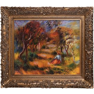 Le Jardin de la Poste, Cagnes, 1906 by Renoir Framed Painting Print