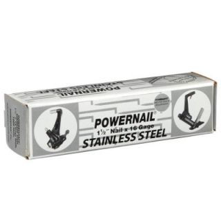 POWERNAIL 1 1/2 in. 16 Gauge Powercleats Stainless Steel Hardwood Flooring Nails (1,000 Count) L 150 16SS
