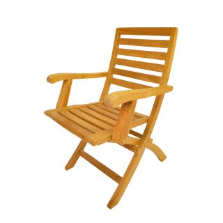 Andrew Folding Dining Arm Chair by Anderson Teak