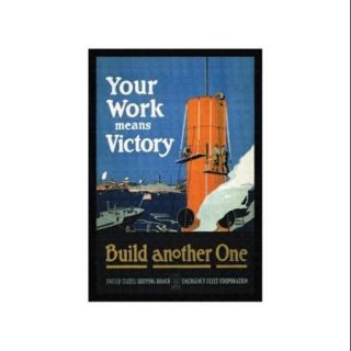 Your Work Means Victory Print (Unframed Paper Print 20x30)