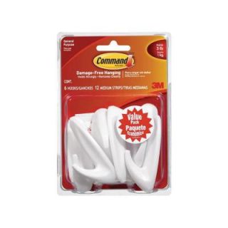 Command White Medium Hooks 17081 6ES