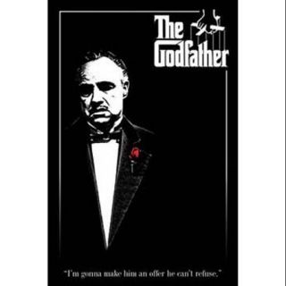 Godfather Brando Red Rose Poster Print (24 x 36)