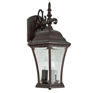 Sunset Lighting Starkweather 3 Light Oil Rubbed Bronze Outdoor Wall Lantern F7858 62