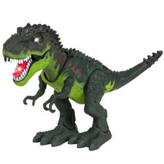 Kids Toy Walking Dinosaur T Rex Toy Figure With Lights & Sounds, Real Movement