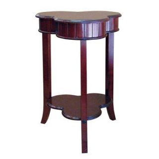Home Decorators Collection Shamrock End Table in Cherry H 125