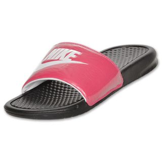 Womens Nike Benassi JDI Swoosh Slide Sandals   343881 610