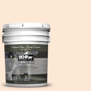 BEHR Premium Plus Ultra 5 gal. #270C 1 Naive Peach Semi Gloss Enamel Interior Paint 375005