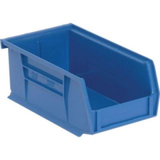 Edsal 1.45 Qt. Stackable Plastic Storage Bin in Blue (24 Pack) PB8501B