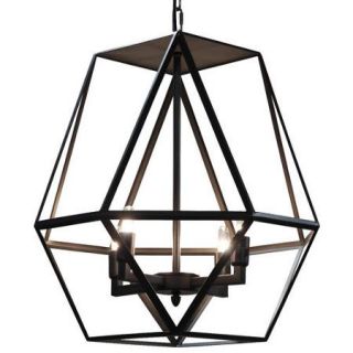 Muse Diamond 4 Light Foyer Pendant