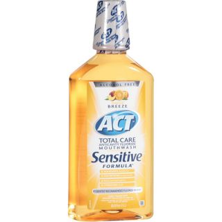 Act Total Care Tropical Breeze Anticavity Fluoride Mouthwash, 33.8 oz