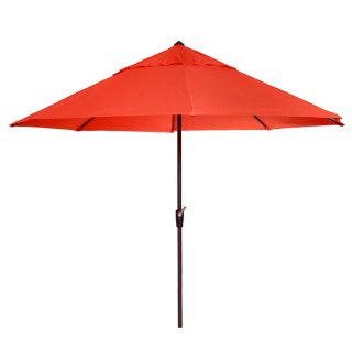 RST Brands Tuscan Orange Market Umbrella with Crank (Common 126 in; Actual 126 in)
