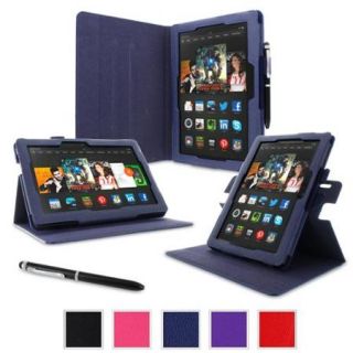 Kindle Fire HDX 8.9 Tablet (2014) Case, roocase new Kindle Fire HDX 8.9 Dual View Folio Case Cover Stand for All New 2014 Fire HDX 8.9 Tablet (4th Generation), Navy