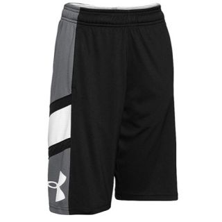 Under Armour Crossover Shorts   Boys Grade School   Basketball   Clothing   Black/Graphite/White