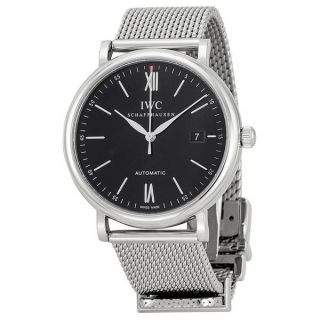 IWC Mens IW356506 Portofino Automatic Stainless Steel Watch