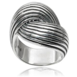Journee Collection Sterling Silver Ring 6, Silver