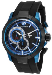 Men's UF6 Chronograph Black Silicone and Dial Blue Case