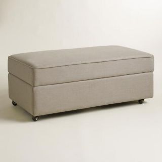 Pebble Gray Chad Storage Ottoman