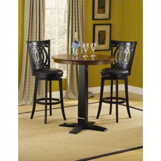 Hillsdale Dynamic Designs Pub Table in Black   4975PTBBLK