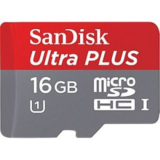 SanDisk Mobile Ultra PLUS 16GB Class 10 microSDHC Memory Card