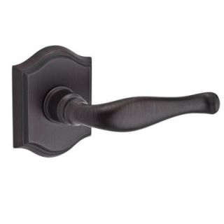 Baldwin Reserve Decorative Venetian Bronze Privacy Lever with Traditional Arch Rose PV.DEC.R.TAR.112