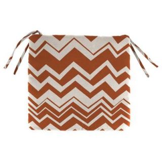 Home Decorators Collection Rizzy Rust Outdoor Seat Cushion 1572630170