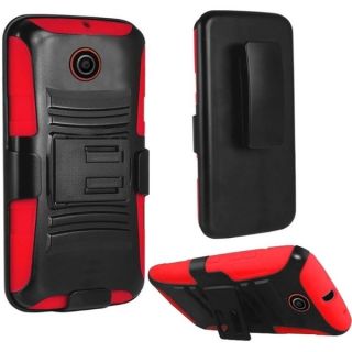 Insten Plain Hard PC/ Silicone Dual Layer Hybrid Phone Case Cover with